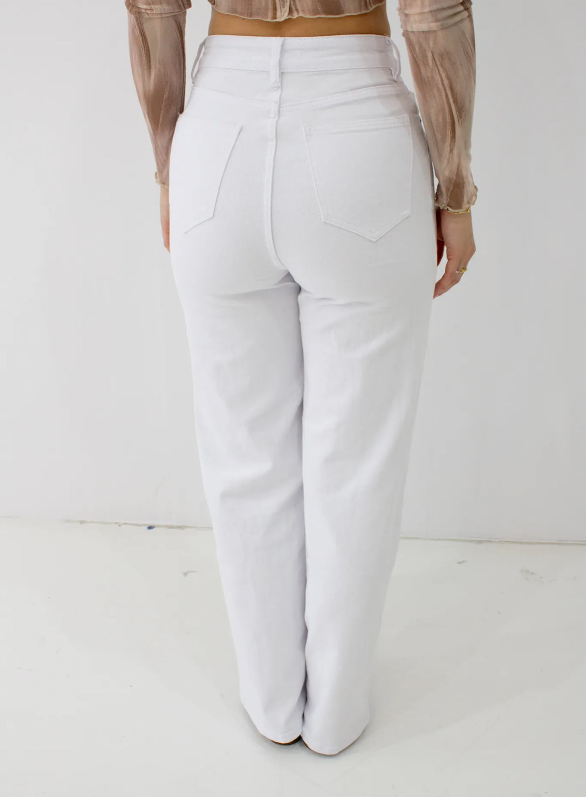 Selena Jeans White