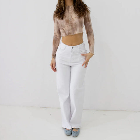 Selena Jeans White
