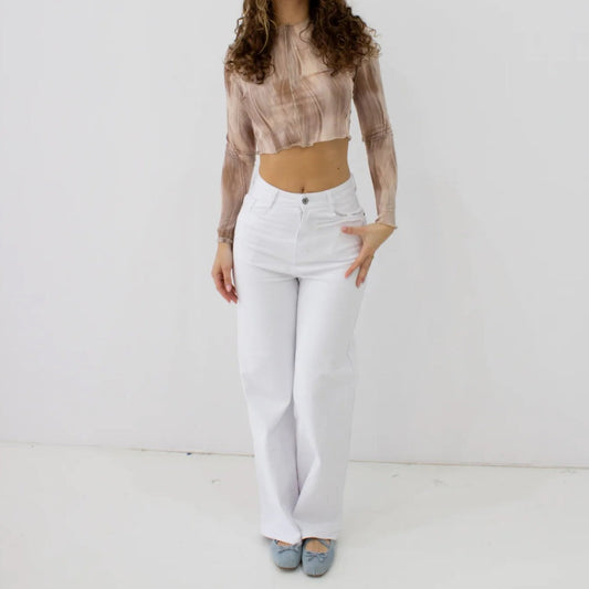 Selena Jeans White