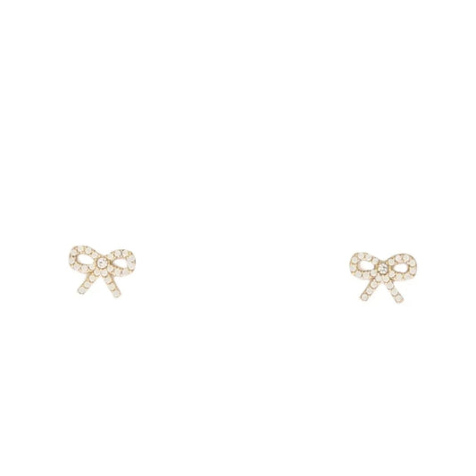 Bow Glitter Earrings