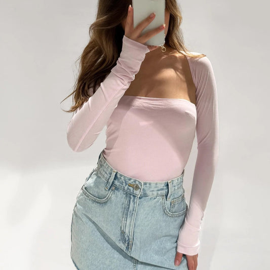 Kiana Top Baby Pink