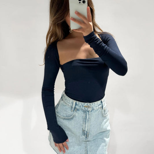 Kiana Top Navy