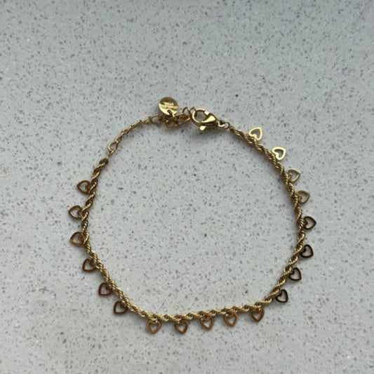 Open Heart Bracelet